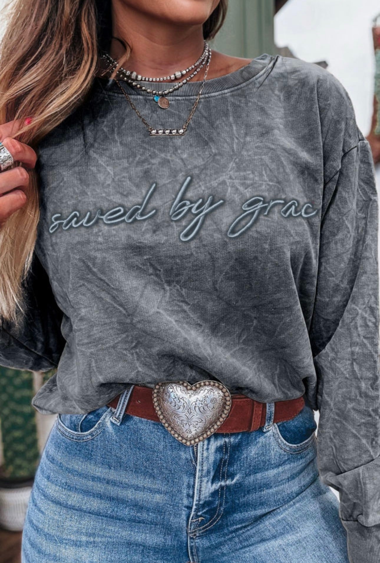 Saved By Grace Sweater