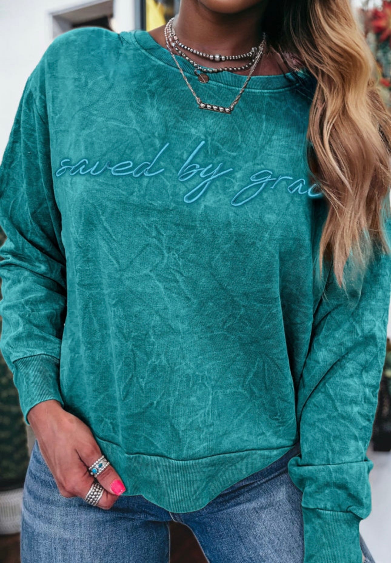 Saved By Grace Sweater