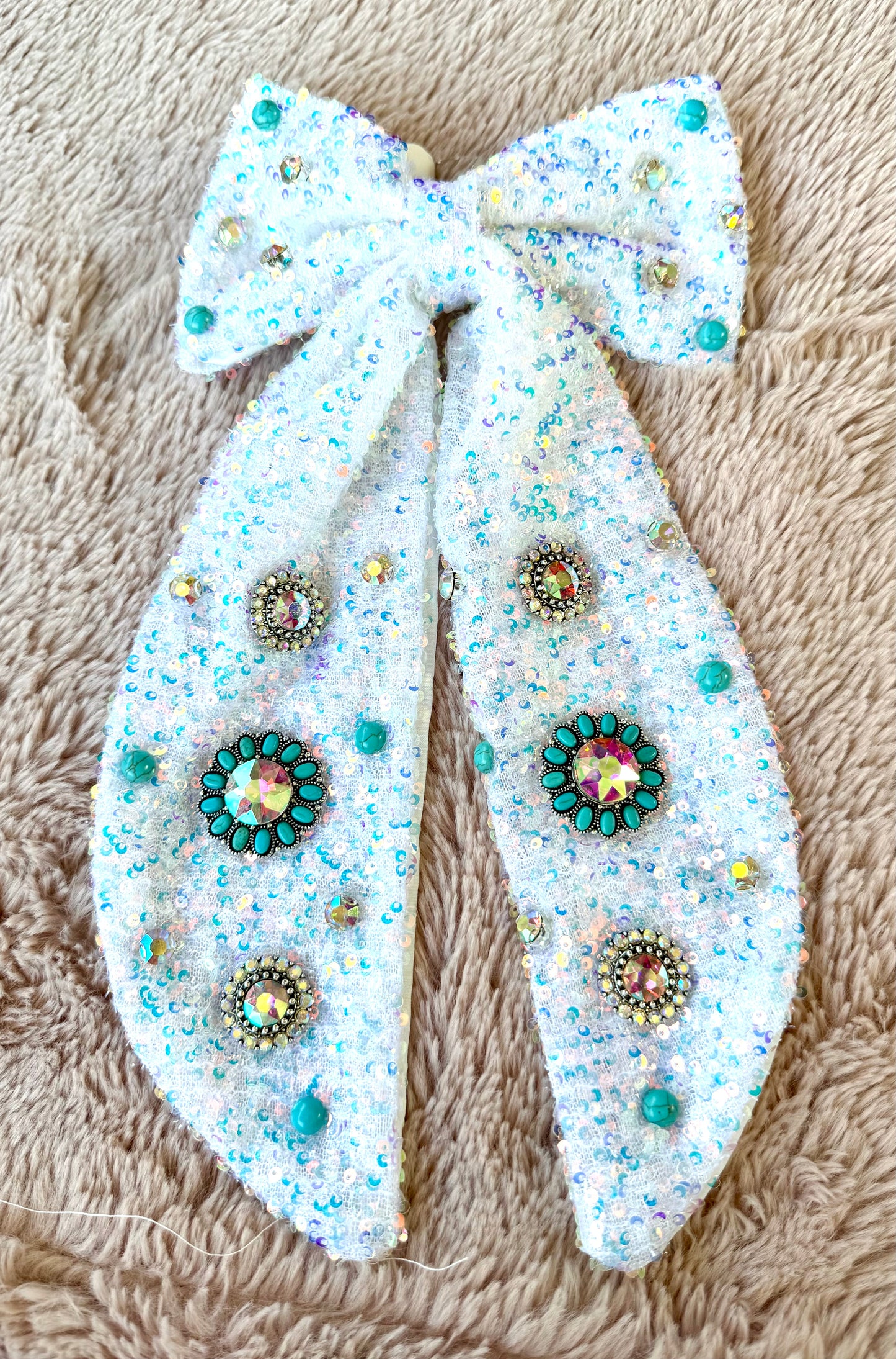 Crystal Bow Hair clip