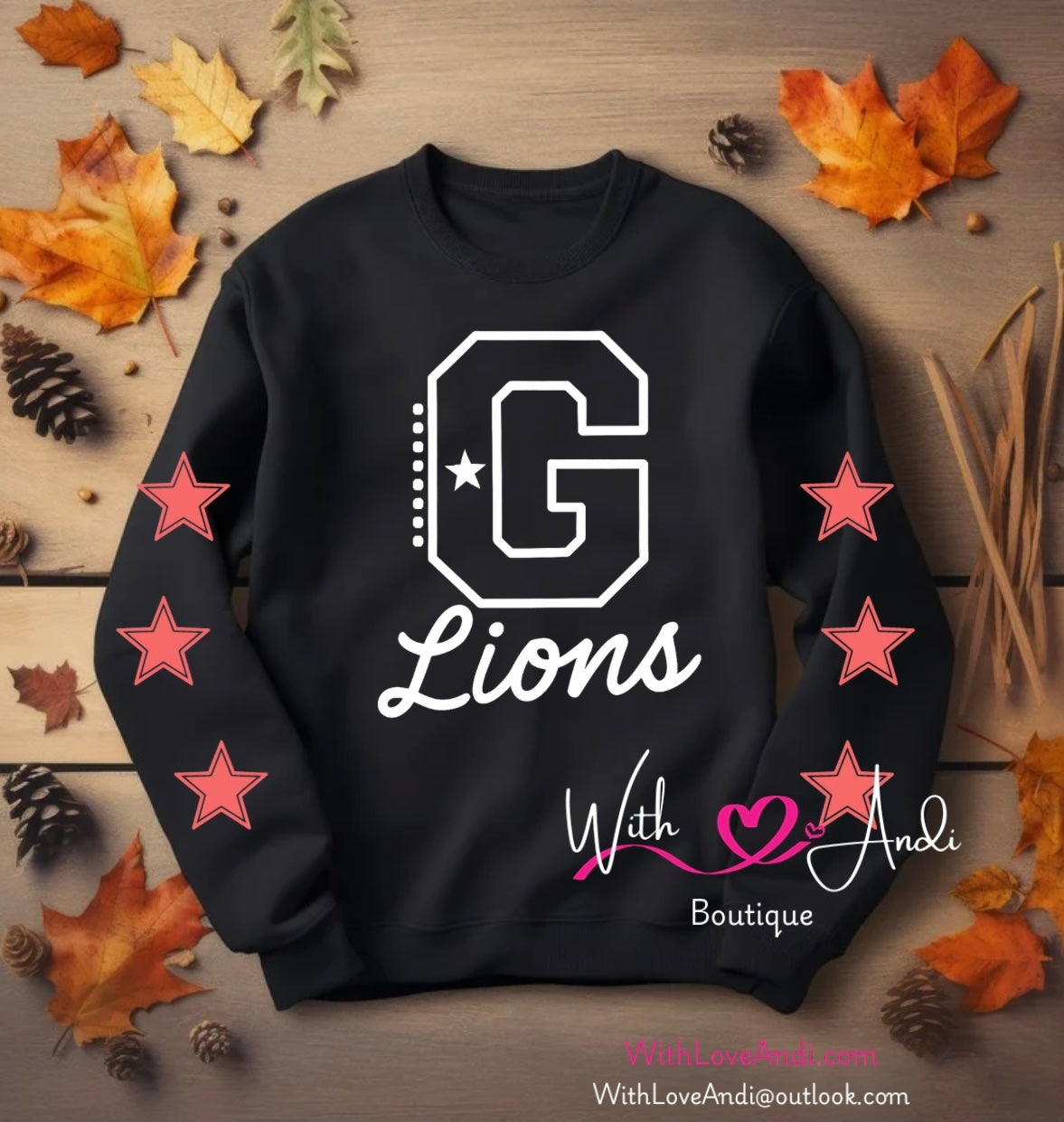 Pre Order Mascot Sweatshirt Greenville Lions