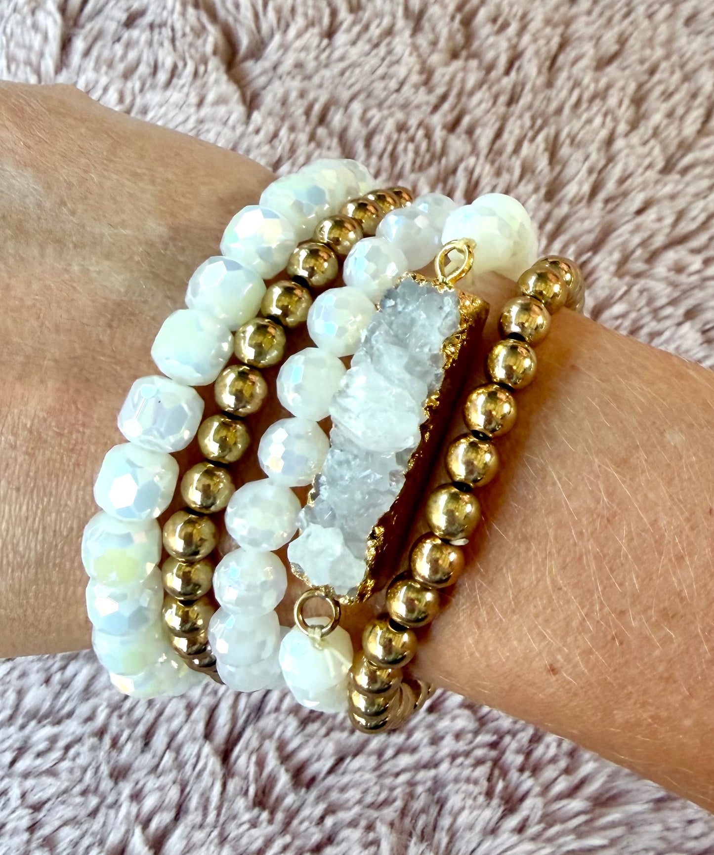 Stacked Crystal Bracelet
