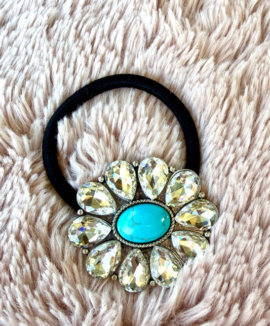 Western Rhinestone Hair Tie