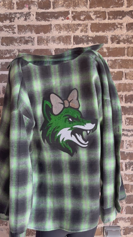 Sequin Foxes Shacket