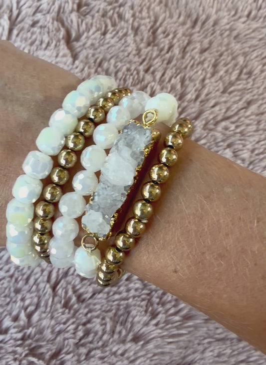 Stacked Crystal Bracelet
